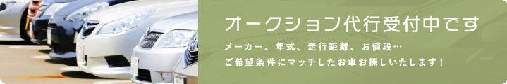 オークション代行受付中です